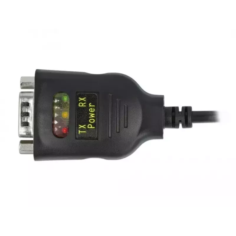 Serial Cable DeLOCK 90494 USB Type-C RS-232 DB9 Black 0.35m