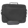 Manhattan Empire Laptop Bag 17.3 inch, Clamshell design, Accessories Pocket, Shoulder Strap (removable), Notebook Case, Black, Three Year Warranty