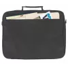 Manhattan Empire Laptop Bag 17.3 inch, Clamshell design, Accessories Pocket, Shoulder Strap (removable), Notebook Case, Black, Three Year Warranty
