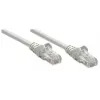 Intellinet Network Patch Cable, Cat6, 15m, Grey, CCA, U/UTP, PVC, RJ45, Gold Plated Contacts, Snagless, Booted, Lifetime Warranty