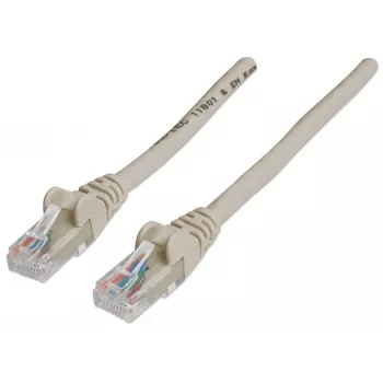 Intellinet Network Patch Cable, Cat6, 20m, Grey, CCA, U/UTP, PVC, RJ45, Gold Plated Contacts, Snagless, Booted, Lifetime Warranty
