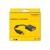 Adapter DisplayPort 1.1 male to DVI female Passive black DeLOCK 61008