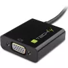 Techly Converter HDMI Mini C to VGA IDATA HDMI-VGA4, VGA (D-Sub), HDMI Type C (Mini), Male, Female, 1920 x 1080 pixels, 1080p, 720p, 480p