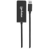 Manhattan USB-A to HDMI Adapter Cable, 60cm, Male to Female, 5 Gbps (USB 3.2 Gen1 aka USB 3.0), 2560x1440 @ 32-bit colour, Full HD video 1080p@16:9, Black, Blister