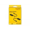 DeLOCK 61026 cable gender changer USB C RJ45 Black