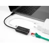 DeLOCK 61026 cable gender changer USB C RJ45 Black
