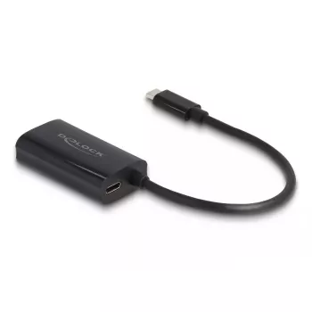 DeLOCK 61026 cable gender changer USB C RJ45 Black