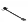 DeLOCK M.2 Key A+E to PCIe x1 NVMe Adapter angled 20 cm cable