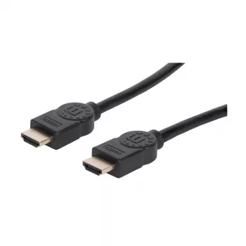 Manhattan HDMI 8K@60Hz Cable with Ethernet, 2m, Certified, Suitable for ALL 8K, 4K & 1080p/HD uses - when upgrading now or have it ready for when you need it, Male to Male, Black, 4K@120Hz, Lifetime Warranty, Ultra High Speed