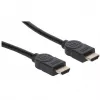 Manhattan HDMI 8K@60Hz Cable with Ethernet, 2m, Certified, Suitable for ALL 8K, 4K & 1080p/HD uses - when upgrading now or have it ready for when you need it, Male to Male, Black, 4K@120Hz, Lifetime Warranty, Ultra High Speed