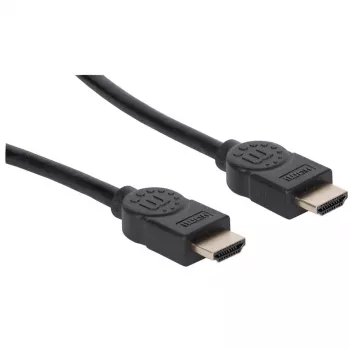 Manhattan HDMI 8K@60Hz Cable with Ethernet, 2m, Certified, Suitable for ALL 8K, 4K & 1080p/HD uses - when upgrading now or have it ready for when you need it, Male to Male, Black, 4K@120Hz, Lifetime Warranty, Ultra High Speed