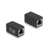 DeLOCK Adapter RJ45 jack to RJ45 jack Cat.6 black
