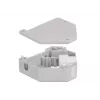 Keystone module DELOCK 87163 — USB A to USB A, grey/white, 60.1×59.4×21.6 mm