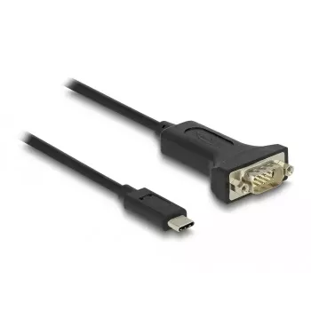 DeLOCK Adapter USB Type-C to RS-232 D-Sub 9 pin male 1 m