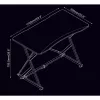 Techly Gaming Desk for PC with Angular Ergonomic Edge Black