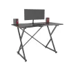 Techly Gaming Desk for PC with Angular Ergonomic Edge Black