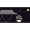 Techly Gaming Desk for PC with Angular Ergonomic Edge Black