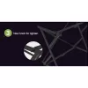 Techly Gaming Desk for PC with Angular Ergonomic Edge Black