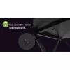 Techly Gaming Desk for PC with Angular Ergonomic Edge Black