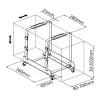 Techly ICA-CS 61 CPU holder Desk-mounted CPU holder Black