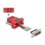 DELOCK D-Sub 15 pin female to RJ12 female assembly kit, red