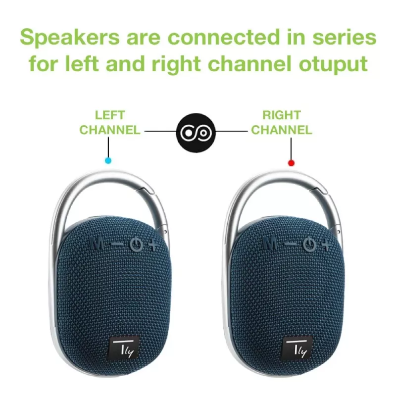 Techly ICASBL321BL portable/party speaker Mono portable speaker Blue 5 W