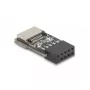 Internal USB Type-E Adapter DeLOCK 67175 USB Type-C Female Grey