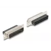 DELOCK D-Sub 25 pin male to RJ12 female assembly kit, blue