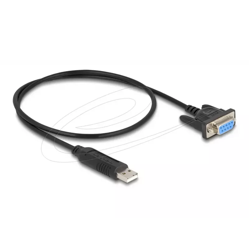 DeLOCK 67381 USB 2.0 to RS-232 DB9 Serial Adapter 0.5 m