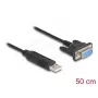 DeLOCK 67381 USB 2.0 to RS-232 DB9 Serial Adapter 0.5 m