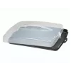 Hama 00111497 food service tray Rectangle Black, Transparent