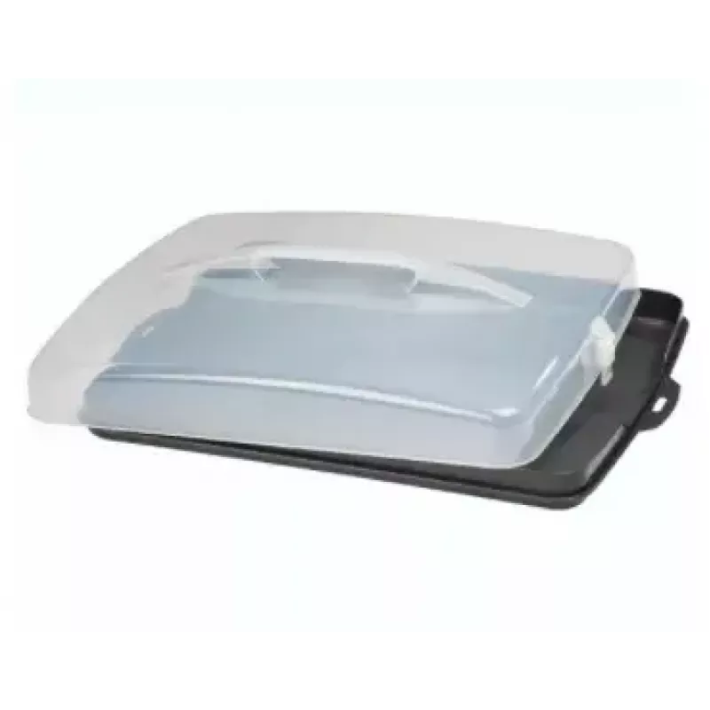 Hama 00111497 food service tray Rectangle Black, Transparent