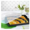 Hama 00111497 food service tray Rectangle Black, Transparent