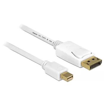 Mini Displayport to Displayport Cable DeLOCK 83985 0.5m White