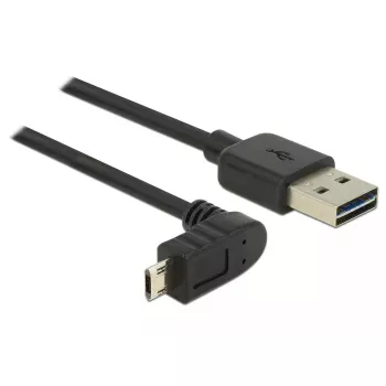 USB Cable DeLOCK 83848 USB 2.0 1m USB A Micro-USB B Black