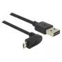 USB Cable DeLOCK 83848 USB 2.0 1m USB A Micro-USB B Black