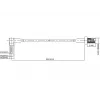 Signal Cable DeLOCK 88466 0.2m Black Gold Silver