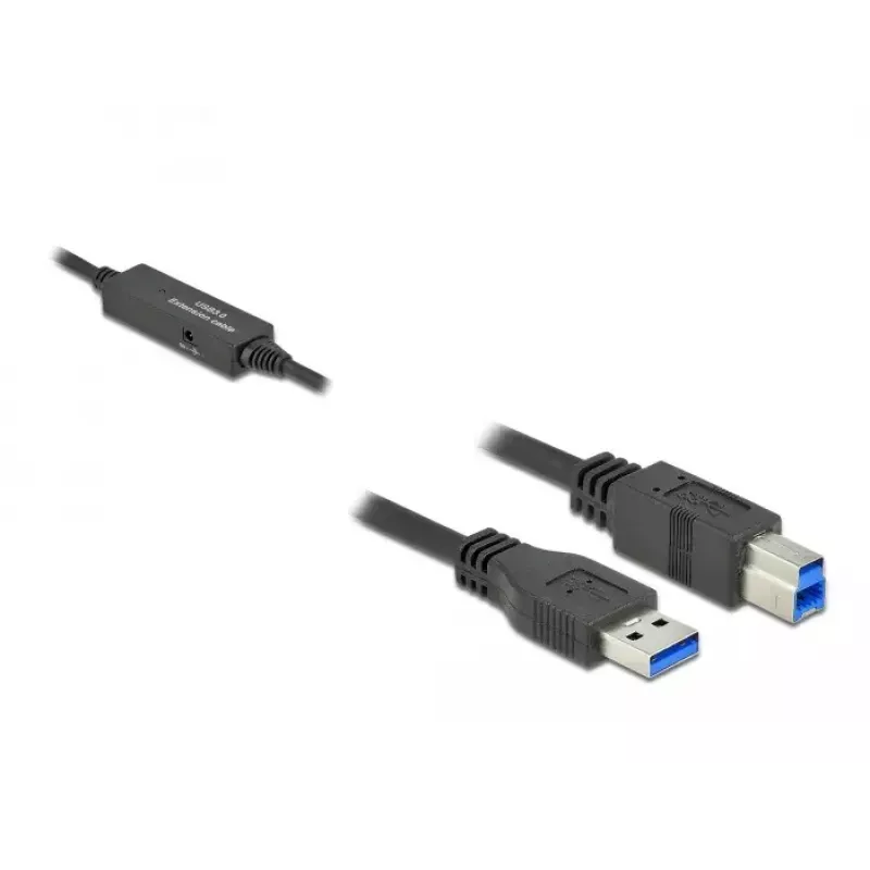 USB Cable DeLOCK 85379 USB 3.2 Gen 1 5m USB A USB B Black
