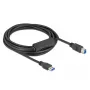 USB Cable DeLOCK 85379 USB 3.2 Gen 1 5m USB A USB B Black