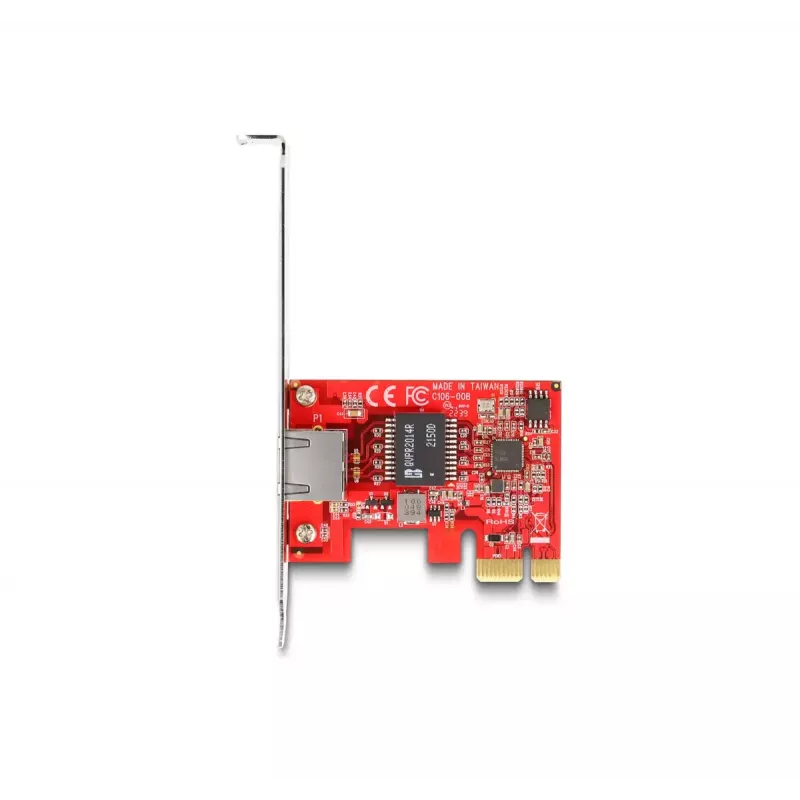 DeLOCK PCI Express x1 Card to 1 x RJ45 2.5 Gigabit LAN i225 NBASE-T Low Profile