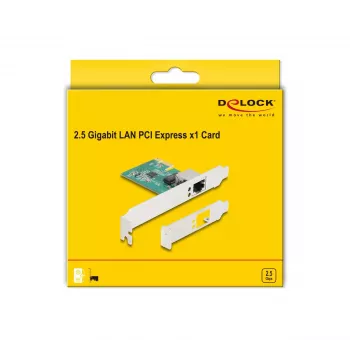 DeLOCK PCI Express x1 Card 1 x RJ45 2.5 Gigabit LAN RTL8125