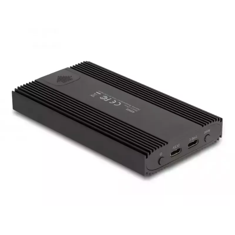 SSD enclosure DeLOCK 42022 External Enclosure USB 20 Gbps for 2 x M.2 NVMe PCIe SSD