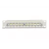 DeLOCK 10 inch Keystone Patch Panel 12 port with strain relief 1U grey