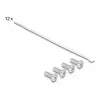 Patch panel DeLOCK 66874 1U Black Metal Rack capacity 1U