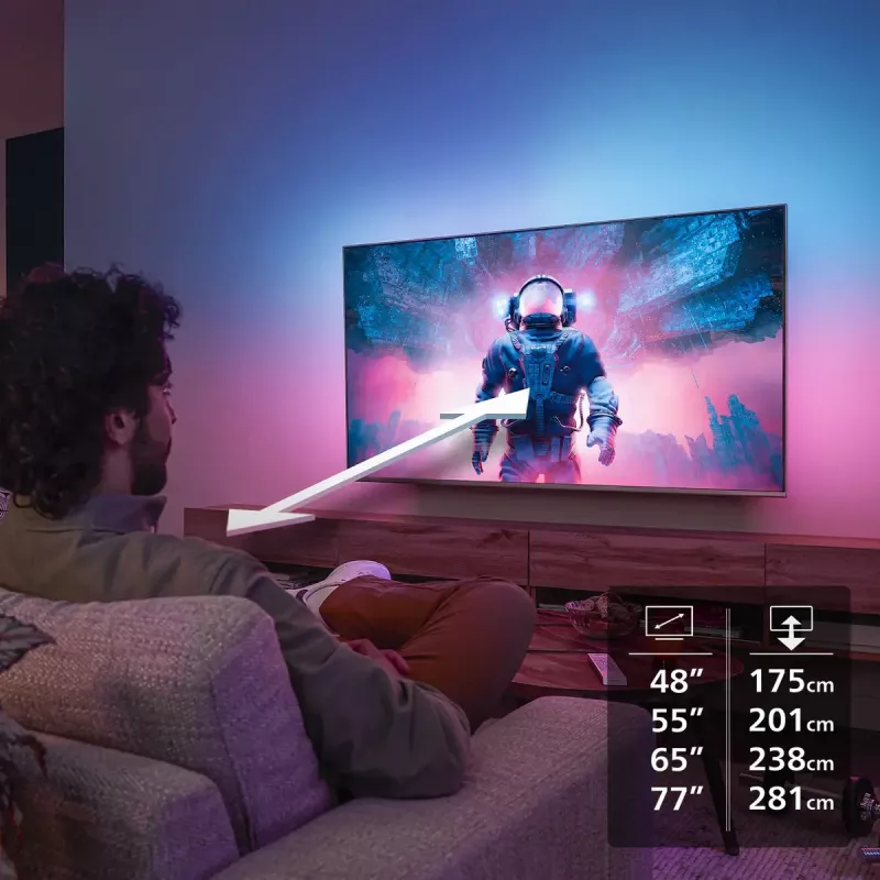 Television Philips 77OLED760/12 77 inch 4K Ultra HD OLED 3840 x 2160