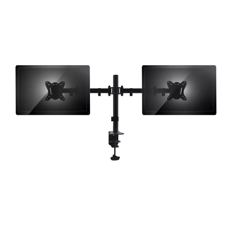 Equip 13 inch-27 inch Articulating Dual Monitor Desk Mount Bracket
