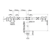 Equip 13 inch-27 inch Articulating Dual Monitor Desk Mount Bracket