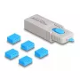 Port blocker DeLOCK 20923 USB Type-A 5 pieces + Lock tool