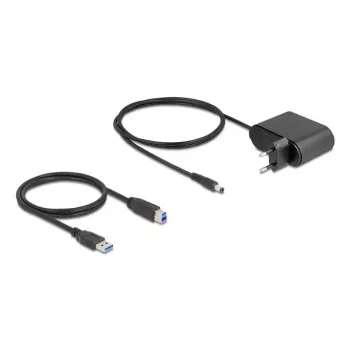 DeLOCK 64332 Docking Station USB 3.2 Gen 1 HDD SSD 2.5 3.5 Black