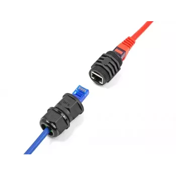 DeLOCK RJ45 Cat.6A Built-in module IP67 dust and waterproof